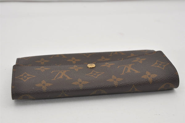 Auth Louis Vuitton Monogram Pochette Porte Monnaie Credit Wallet M61725 LV 6612I