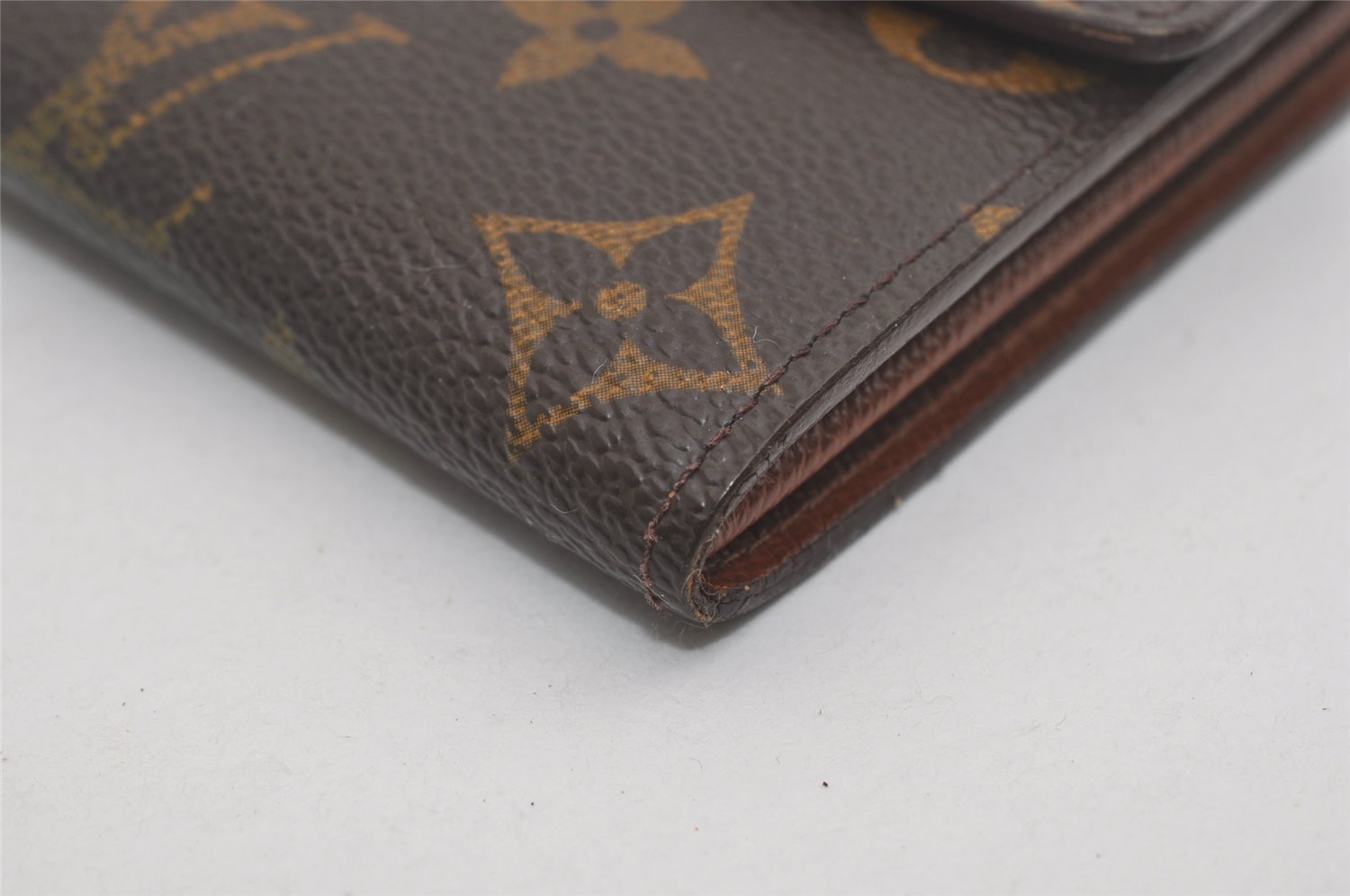 Auth Louis Vuitton Monogram Pochette Porte Monnaie Credit Wallet M61725 LV 6612I