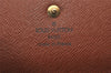 Auth Louis Vuitton Monogram Pochette Porte Monnaie Credit Wallet M61725 LV 6612I