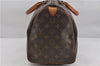 Authentic Louis Vuitton Monogram Speedy 35 Hand Boston Bag M41524 LV 6615D