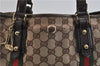 Authentic GUCCI Sherry Line Shoulder Tote Bag Canvas Leather 137396 Brown 6616C