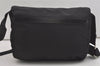 Authentic PRADA VELA Nylon Tessuto Leather Shoulder Cross Bag B6671 Black 6617I