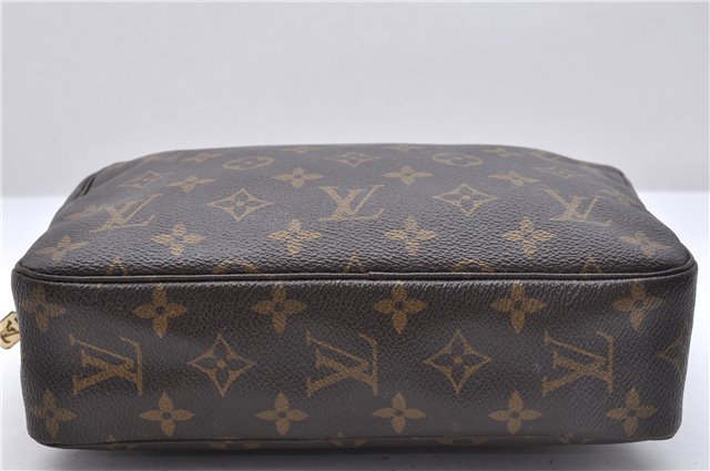 Auth Louis Vuitton Monogram Trousse Toilette 23 Clutch Hand Bag M47524 LV 6619D