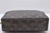 Auth Louis Vuitton Monogram Trousse Toilette 23 Clutch Hand Bag M47524 LV 6619D