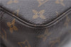 Auth Louis Vuitton Monogram Trousse Toilette 23 Clutch Hand Bag M47524 LV 6619D