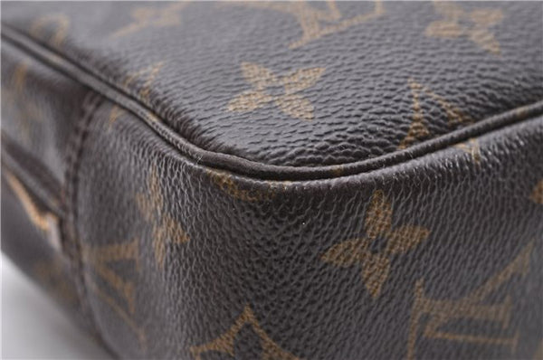 Auth Louis Vuitton Monogram Trousse Toilette 23 Clutch Hand Bag M47524 LV 6619D