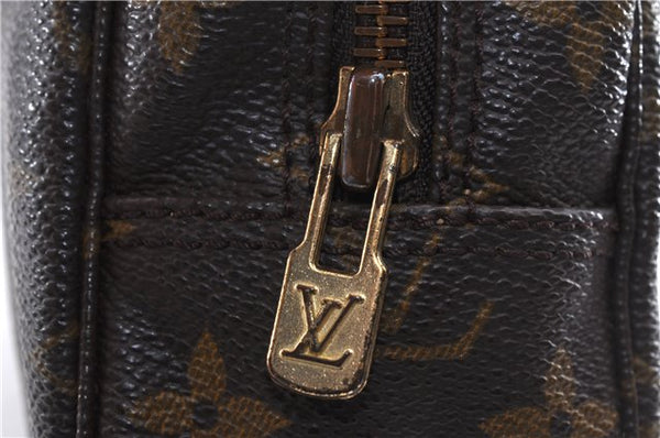 Auth Louis Vuitton Monogram Trousse Toilette 23 Clutch Hand Bag M47524 LV 6619D