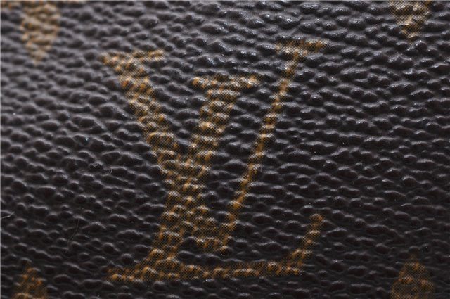 Auth Louis Vuitton Monogram Trousse Toilette 23 Clutch Hand Bag M47524 LV 6619D