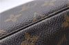 Auth Louis Vuitton Monogram Trousse Toilette 23 Clutch Hand Bag M47524 LV 6619D
