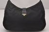 Authentic PRADA Nylon Tessuto Leather Shoulder Hand Bag Purse Black 6620I