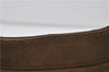 Authentic GUCCI Shoulder Tote Bag Suede Wood 106236 Brown 6621C