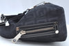 Authentic GIVENCHY Vintage Nylon Leather Shoulder Hand Bag Purse Black 6621I