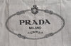 Authentic PRADA Vintage Canapa M Denim 2Way Shoulder Hand Bag White 6622I