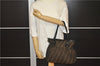 Authentic FENDI Zucca Vintage Shoulder Tote Bag Purse Canvas Brown 6624F