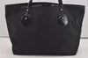 Authentic GUCCI Jolie Shoulder Tote Bag GG Canvas Enamel 211975 Black 6624I