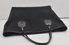 Authentic GUCCI Jolie Shoulder Tote Bag GG Canvas Enamel 211975 Black 6624I