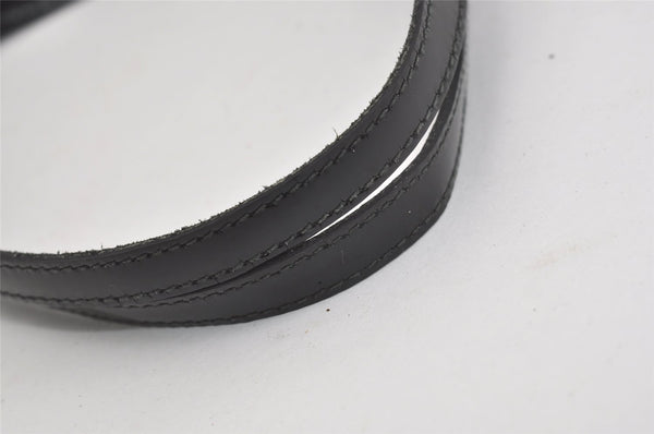 Authentic GUCCI Jolie Shoulder Tote Bag GG Canvas Enamel 211975 Black 6624I