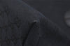Authentic GUCCI Jolie Shoulder Tote Bag GG Canvas Enamel 211975 Black 6624I