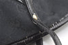Authentic GUCCI Jolie Shoulder Tote Bag GG Canvas Enamel 211975 Black 6624I