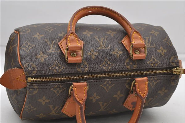 Authentic Louis Vuitton Monogram Speedy 25 Boston Hand Bag M41528 LV 6626D