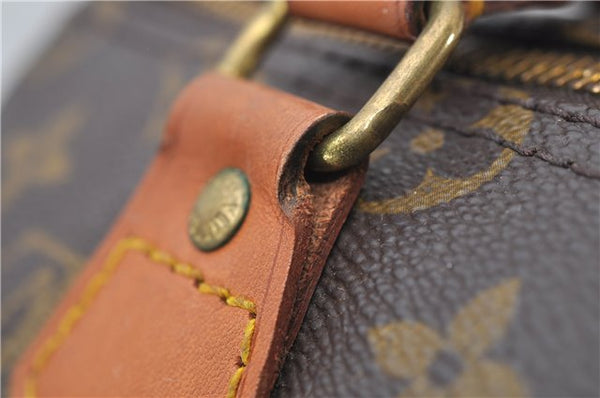 Authentic Louis Vuitton Monogram Speedy 25 Boston Hand Bag M41528 LV 6626D