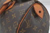 Authentic Louis Vuitton Monogram Speedy 25 Boston Hand Bag M41528 LV 6626D