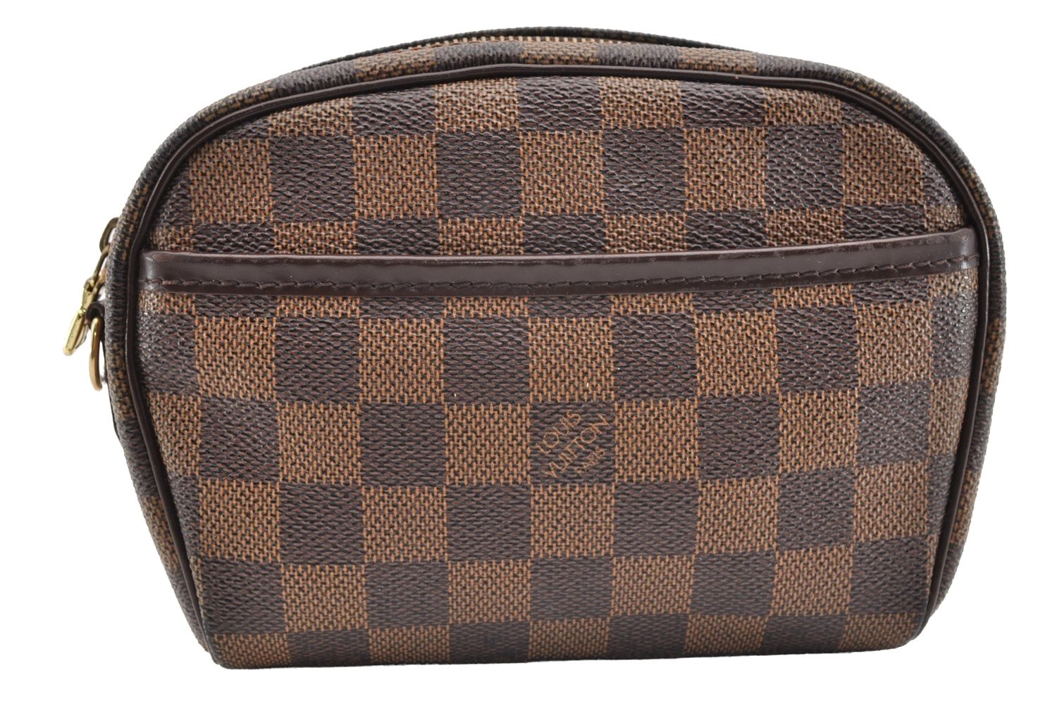 Authentic Louis Vuitton Damier Pochette Ipanema Shoulder Bag N51296 Junk 6627I