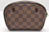 Authentic Louis Vuitton Damier Pochette Ipanema Shoulder Bag N51296 Junk 6627I