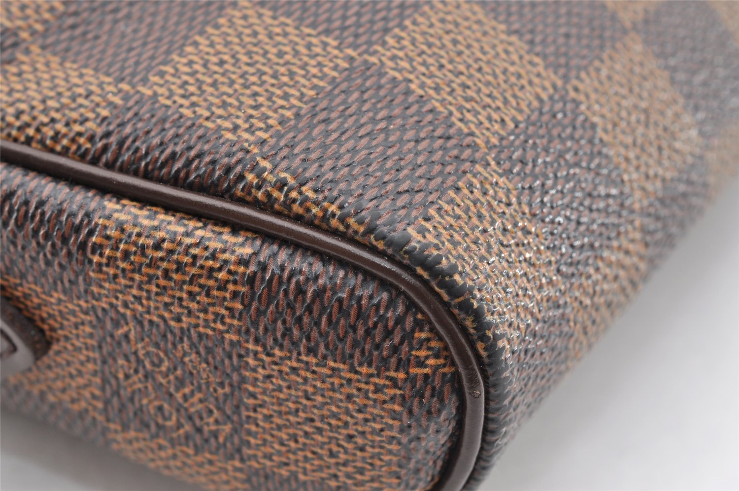 Authentic Louis Vuitton Damier Pochette Ipanema Shoulder Bag N51296 Junk 6627I