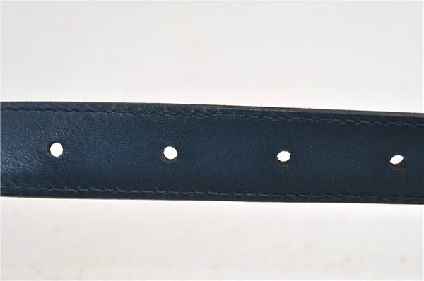 Authentic GUCCI Shoulder Bag Horsebit Motif Enamel Leather 145764 Green 6628F