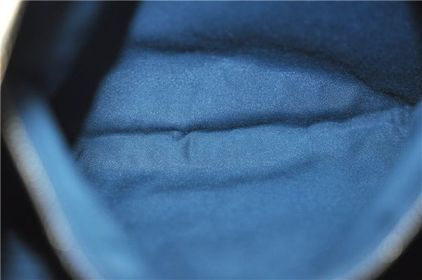 Authentic GUCCI Shoulder Bag Horsebit Motif Enamel Leather 145764 Green 6628F