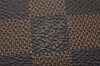 Authentic Louis Vuitton Damier Porte Monnaie Zip Purse Wallet N61728 LV 6630I