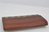 Authentic GUCCI Long Wallet Purse GG PVC Leather 410100 Brown 6632F