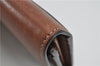 Authentic GUCCI Long Wallet Purse GG PVC Leather 410100 Brown 6632F