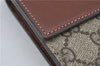 Authentic GUCCI Long Wallet Purse GG PVC Leather 410100 Brown 6632F