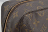 Auth Louis Vuitton Monogram Trousse Toilette 28 Clutch Hand Bag M47522 LV 6632I