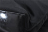 Authentic GUCCI Shoulder Bag Purse Satin Leather 0013015 Black 6633C