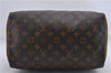 Authentic Louis Vuitton Monogram Speedy 30 Hand Boston Bag M41526 LV 6633D