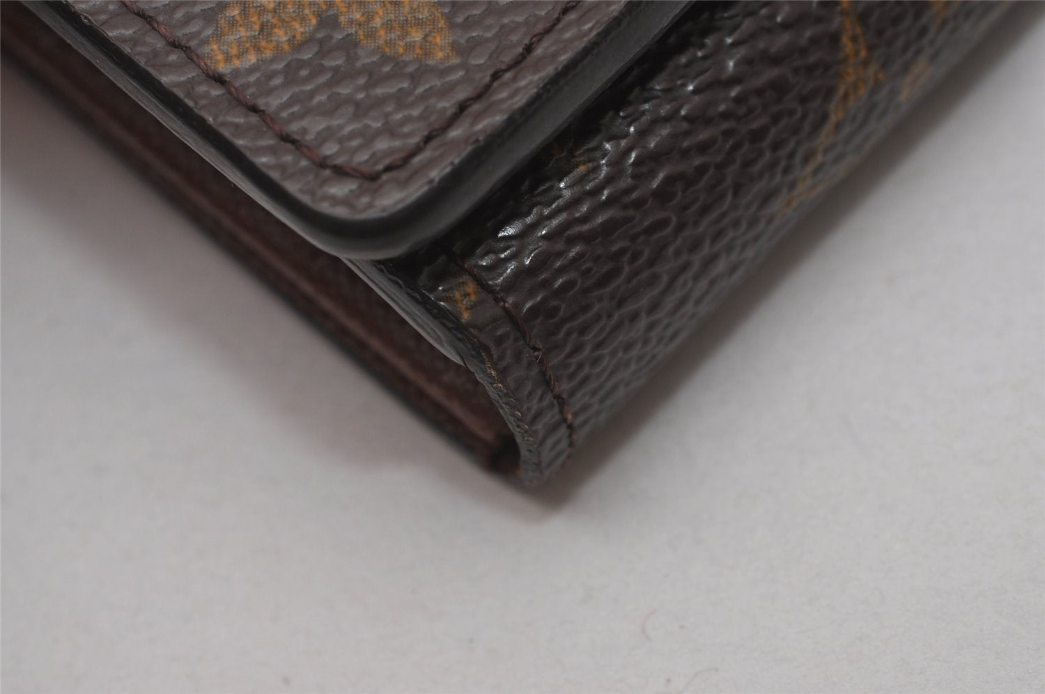 Auth Louis Vuitton Monogram Porte Monnaie Billets Tresor Wallet M61730 LV 6633I