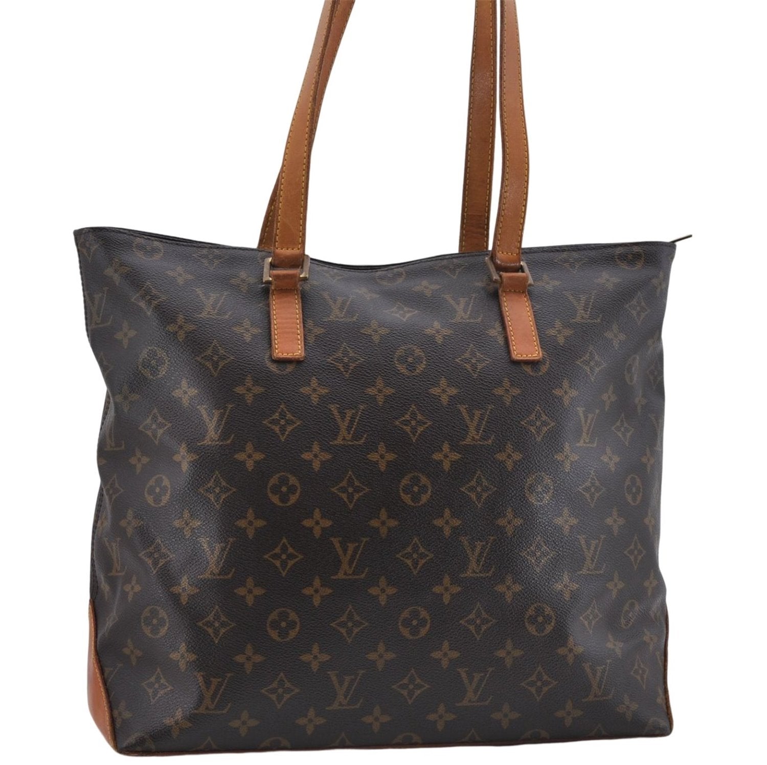 Authentic Louis Vuitton Monogram Cabas Mezzo Tote Bag M51151 LV 6635D