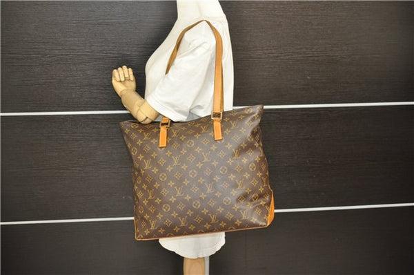 Authentic Louis Vuitton Monogram Cabas Mezzo Tote Bag M51151 LV 6635D