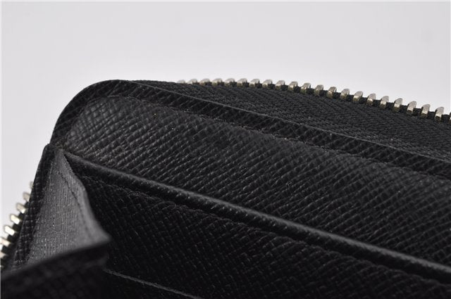 Authentic Louis Vuitton Damier Graphite Zippy Organizer Wallet N63077 LV 6636F