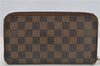 Authentic Louis Vuitton Damier Zippy Organizer Long Wallet Purse N60003 LV 6637F