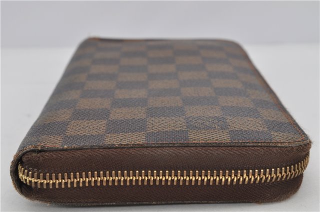 Authentic Louis Vuitton Damier Zippy Organizer Long Wallet Purse N60003 LV 6637F