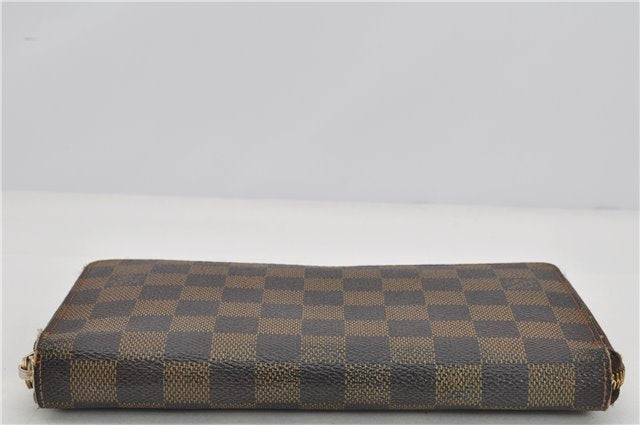 Authentic Louis Vuitton Damier Zippy Organizer Long Wallet Purse N60003 LV 6637F