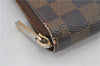 Authentic Louis Vuitton Damier Zippy Organizer Long Wallet Purse N60003 LV 6637F