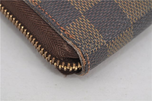 Authentic Louis Vuitton Damier Zippy Organizer Long Wallet Purse N60003 LV 6637F