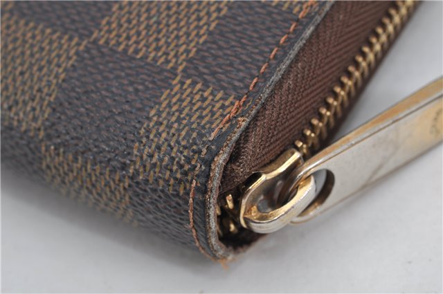 Authentic Louis Vuitton Damier Zippy Organizer Long Wallet Purse N60003 LV 6637F