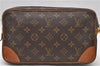 Auth Louis Vuitton Monogram Marly Dragonne GM Clutch Hand Bag M51825 LV 6638D