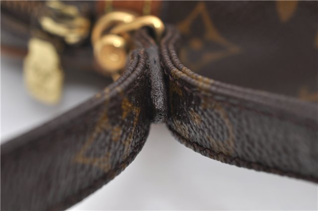 Auth Louis Vuitton Monogram Marly Dragonne GM Clutch Hand Bag M51825 LV 6638D